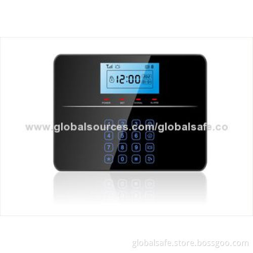Solar powered GSM alarm system with spot siren